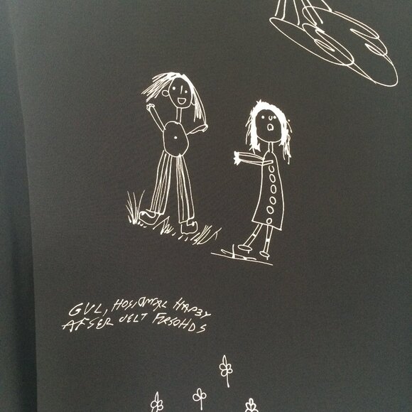 TanJay Petites Womens Blouse Tank Top One Piece Sz 12 Black Floral Long Sleeve - Picture 7 of 10